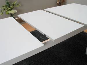 Esstisch Venedig Weiß - Holz teilmassiv - 180 x 76 x 95 cm