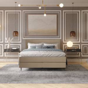 Boxspringbett Euphoria Beige - Breite: 200 cm