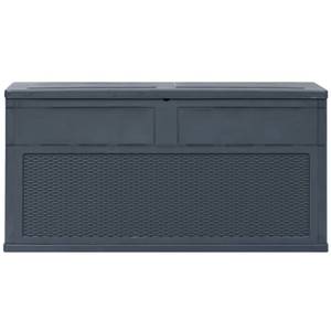 Aufbewahrungsbox Grau - Kunststoff - 119 x 60 x 119 cm