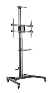 TV-Standfuß LUMTTV03H-46TW Schwarz - Metall - 91 x 215 x 68 cm