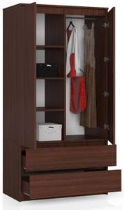 Armoire S90 2T 2S CLP Imitation wengé