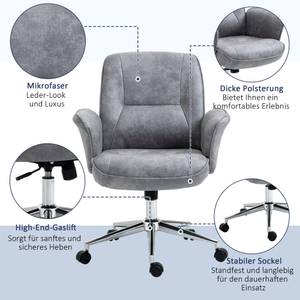 Bürostuhl ergonomisch 921-456LG Grau