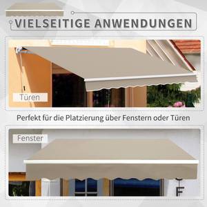 Markise 01-0124 Beige - Kunststoff - 300 x 1 x 395 cm