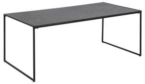 Table basse Infors Noir - En partie en bois massif - 120 x 48 x 60 cm