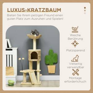 Katzenbaum D30-721V00BG Beige - Massivholz - 40 x 116 x 45 cm