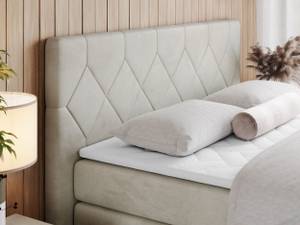 Boxspringbett KING EIGAR Breite: 200 cm - H4 - Textil