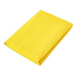 Tischdecke aus 100% Baumwolle Gelb - 137 x 178 cm