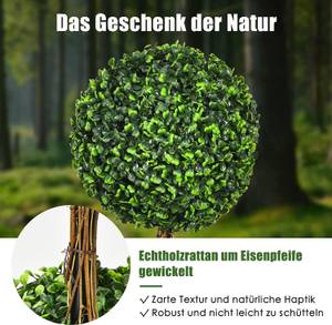 Kunstpflanze 91cm Kunstbaum Grün - Kunststoff - 33 x 91 x 34 cm