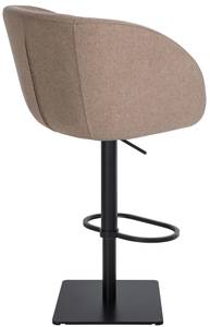 Tabouret de bar Gambo Taupe - Noir