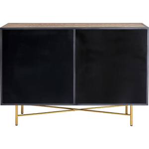 Sideboard Jungle Schwarz - Metall - 135 x 95 x 38 cm