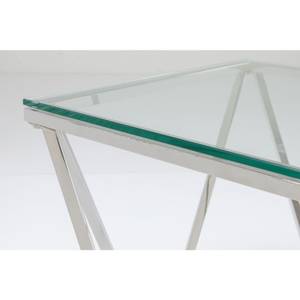 Table d'appoint Cristallo Argenté - Métal - 50 x 55 x 50 cm