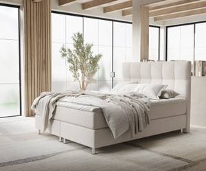 Boxspringbett Elisio Beige - Breite: 180 cm