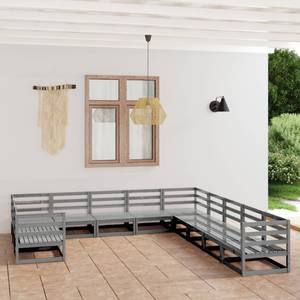 Garten-Lounge-Set (11-teilig) 3009724-1 Grau