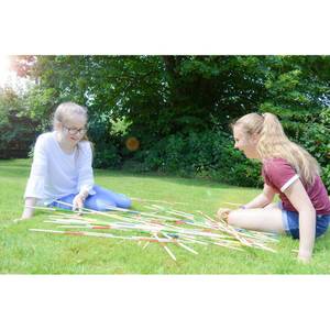 Riesenmikado Spiel für Garten 90cm Massivholz - 91 x 3 x 14 cm