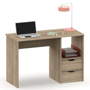 Bureau Prakt BRI-6005 Marron - Bois manufacturé - Matière plastique - 115 x 76 x 50 cm