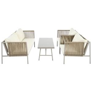 Gartenlounge-Set 4tlg Phanes Ⅱ Beige