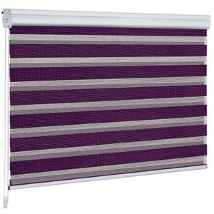 Doppelrollo Mini Day & Night Alu Violett - Breite: 70 cm