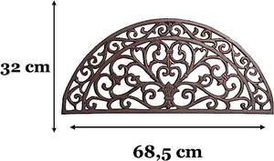 Fußmatte aus Gusseisen Grau