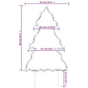 LED Weihnachtsbaum 3033548 62 x 90 cm