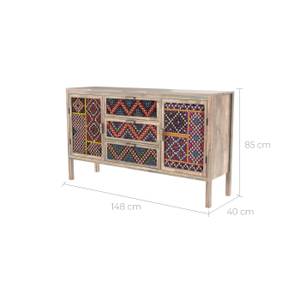 Buffet Massaï Marron - Fibres naturelles - 148 x 85 x 40 cm