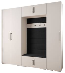 Garderobe Inova 3 Z8 Schwarz - Weiß - Schwarz