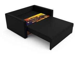 Sofa HEVI Schwarz - Breite: 132 cm