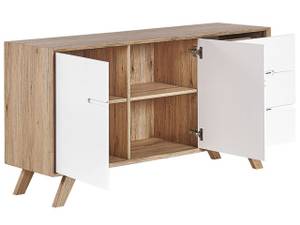 Sideboard FORESTER Braun - Weiß - Holzwerkstoff - 140 x 75 x 40 cm