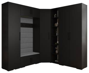 Garderobe Inova 3 Z2 Schwarz - Grau - Schwarz