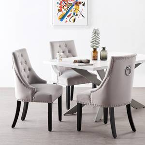 Windsor Dining Chair Single Gris lumineux
