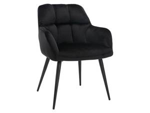 Chaise PEGA Lot de 2 Noir - Lot de 2