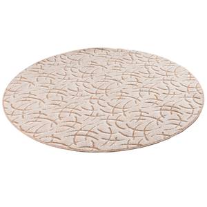 Teppich Frieda Rund Beige - 100 x 100 cm