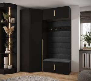 Garderobe Inova 1 Z21 Schwarz - Gold