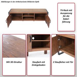 TV-Rack A27 Braun - Holzwerkstoff - 140 x 45 x 40 cm