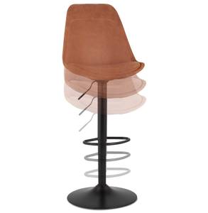 Tabouret De Bar ZEBRA Noir - Marron