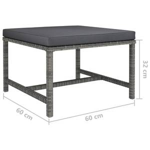 Garten-Lounge-Set (11-teilig) 3009676-3 Anthrazit - Grau