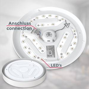 LED Deckenleuchte BKL1521 Weiß - Durchmesser Lampenschirm: 28 cm