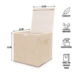 Aufbewahrungsboxen Set (2-teilig) Kunststoff - 1 x 2 x 2 cm