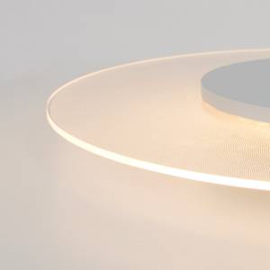 Deckenleuchte Lido Plexiglas / Acier - 1 ampoule - Diamètre : 42 cm