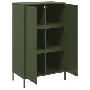 Highboard DE7316 Grün - Metall - 39 x 113 x 68 cm