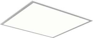 LED-Panel Bürodeckenleuchte Weiß - Metall - 62 x 1 x 62 cm