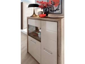 Vitrinenschrank Koen 2 Braun - Holzwerkstoff - 98 x 138 x 40 cm