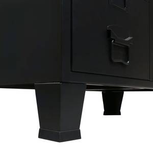 Garde-robe Noir - Métal - 67 x 107 x 35 cm
