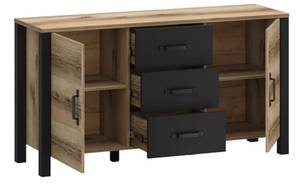 Kommode DERBY Braun - Holzwerkstoff - 147 x 79 x 43 cm