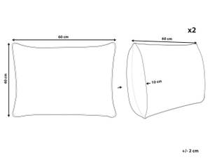 Kissen 2er Set TORRETTA 60 x 7 x 40 cm