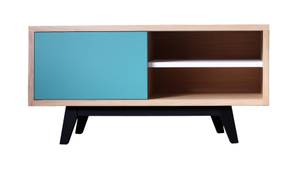 Buffet TV Vintage Marron - Bois massif - Bois/Imitation - 110 x 55 x 44 cm