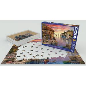 Puzzle D Davison Mittelmeerhafen Papier - 26 x 6 x 36 cm