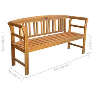 Banc de jardin 3007514 Beige