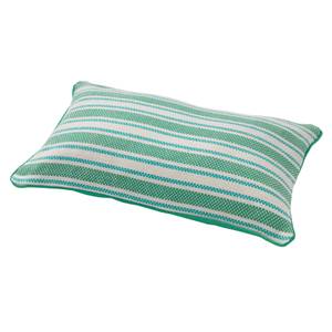 Housse de coussin Stripes Vert - Textile - 50 x 30 x 50 cm