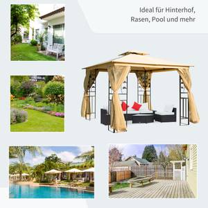 Pavillon 01-0874 Metall - 300 x 280 x 300 cm