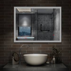 AICA LED Badspiegel Wandspiegel 15X Breite: 60 cm